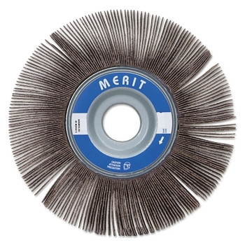 Merit Abrasives High Performance Large Flap Wheels, 16 in x 2 in, 60 Grit, 2,400 rpm (1 EA / EA)