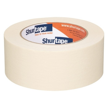 Shurtape Shurtape Utility Grade Masking Tapes, 3/4 in X 60 yd, 5 mil, Natural (48 ROL / CS)