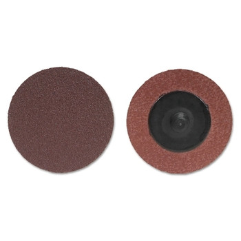 Merit Abrasives ALO Plus PowerLock Cloth Discs-Type III, Aluminum Oxide, 1 in Dia., 60 Grit (1 EA / EA)
