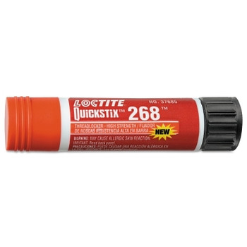 Loctite 268 High-Strength Threadlocker Solid Stick, 9 g, 1/4 in to 3/4 in dia, Red (1 EA / EA)