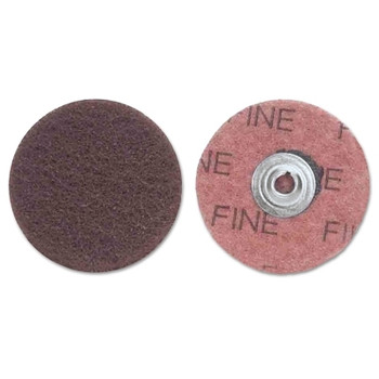 Merit Abrasives PowerLock Buffing Discs, Type II, 2", Fine (50 EA / BX)