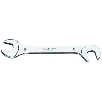 Facom Angle Open End Wrenches, 8 mm Opening, 3 35/64 in Long, Satin (1 EA / EA)