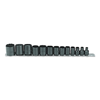 Proto Torqueplus 13 Piece Protoblack Socket Sets, 3/8 in, 12 Point (1 SET / SET)