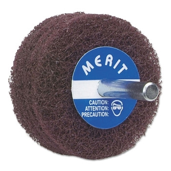 Merit Abrasives Abrasotex Disc Wheels, 2  x 1, Medium (10 EA / BX)