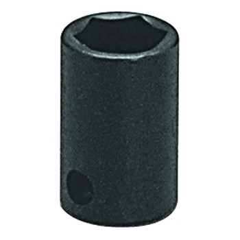 Wright Tool 3/8" Dr. Standard Impact Sockets, 3/8 in Drive, 7/16 in, 6 Points (1 EA / EA)