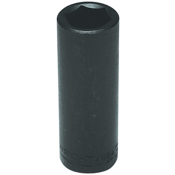 Wright Tool 1/2" Dr. Deep Impact Sockets, 1/2 in Drive, 3/8 in, 6 Points (1 EA / EA)