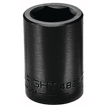 Wright Tool 1/2" Dr. Standard Impact Sockets, 1/2 in Drive, 1 1/2 in, 12 Points (1 EA / EA)