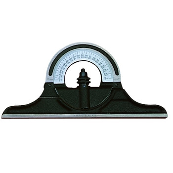 L.S. Starrett Reversible Protractor Heads, Combination, Fits Blades 12 in and up (1 EA / EA)