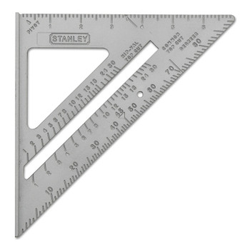 Stanley Quick Square Layout Tools, 10 1/8 Blade Length, Aluminum (1 EA / EA)