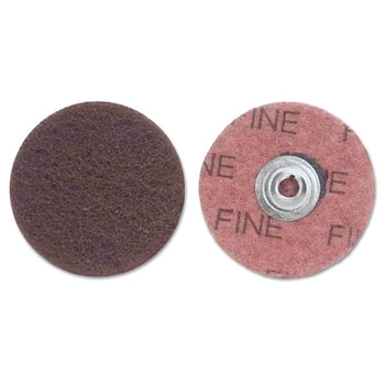 Merit Abrasives PowerLock Buffing Discs, Type II, 3", Fine (25 EA / BX)