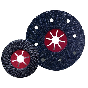 CGW Abrasives Semi-Flex Sanding Discs, Aluminum Oxide, 4 1/2 in Dia., 60 Grit (10 EA / BOX)