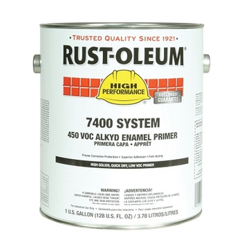 Rust-Oleum High Performance 7400 System Rust Inhibitive Primers, 1 Gallon Can, Gray (2 GAL / CS)