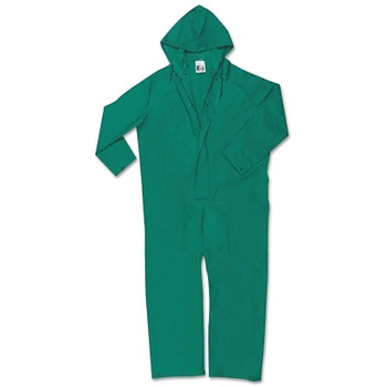 MCR Safety 3881 Dominator Coverall, 0.42 mm, PVC/Poly/PVC, Green, 2X-Large (1 EA / EA)