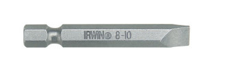 Irwin Slotted Power Bits, 4 - 5, 1/4 in (hex) Drive, 3 in (10 BIT/PAK)