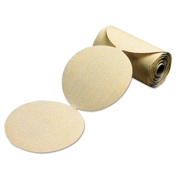 Carborundum Gold Aluminum Oxide Dri-Lube Paper Discs, 6 in Dia., 100 Grit (100 EA / PK)
