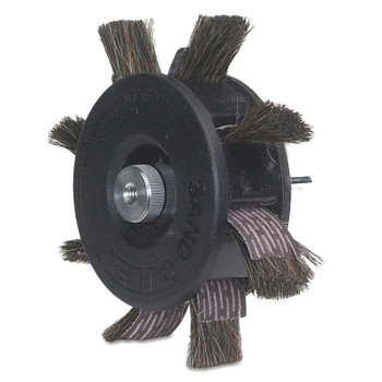 Merit Abrasives Sand-O-Flex 350-RP Coated Flap Wheel, 6-1/2 in dia, 80 Grit, 2400 rpm (1 EA / EA)