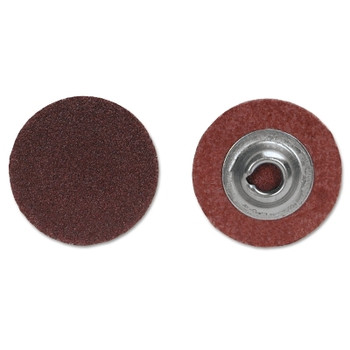 Merit Abrasives ALO Plus PowerLock Cloth Discs-Type II, Aluminum Oxide, 2 in Dia., 40 Grit (1 EA / EA)