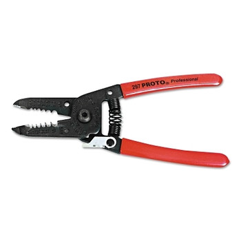 Proto Wire Stripper/Cutters, 6 1/16 in, 10-20 AWG, Red (1 EA / EA)