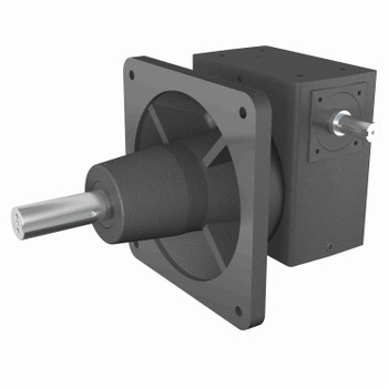 Hub City Cast Iron Single-Reduction Worm Reducer - 387 60/1 L WR STD FLANGE Hub City Cast Iron Single-Reduction Worm Reducer - 387 60/1 L WR STD FLANGE