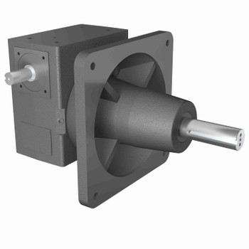 Hub City Cast Iron Single-Reduction Worm Reducer - 387 50/1 R WR STD FLANGE Hub City Cast Iron Single-Reduction Worm Reducer - 387 50/1 R WR STD FLANGE