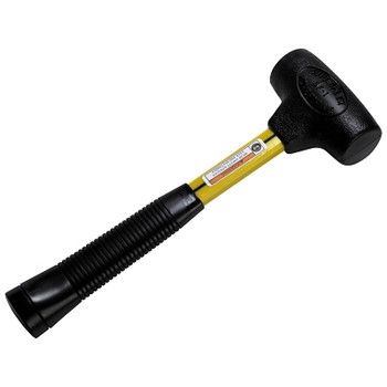 Nupla Power Drive Dead Blow Hammers, 2 lb Head, Yellow (1 EA / EA)