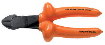 Facom Insulated Diagonal Cutting Pliers, 5 3/4 in (1 EA)