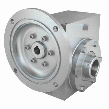 Hub City Stainless Steel Washdown Worm Reducer - SSW215 80/1 B WR 143TC 1.188