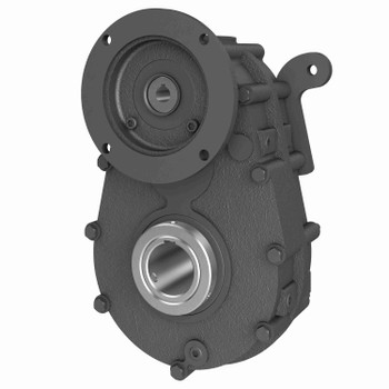 Hub City Cast Iron Parallel Shaft Drive - 1E 10.37/1 H 143TC 1.938 .875 DIA - 3/16 X 3/32 KW