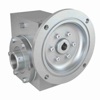 Hub City Stainless Steel Washdown Worm Reducer - SSW215 25/1 A WR 143TC 1.188