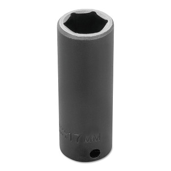 Proto Torqueplus Metric Deep Impact Sockets 3/8 in, 3/8 in Drive, 17 mm, 6 Points (1 EA / EA)