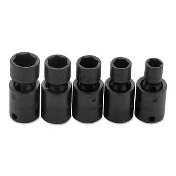 Proto Torqueplus 5 Piece Universal Impact Socket Sets, 3/8 in, 6 Point (1 SET / SET)