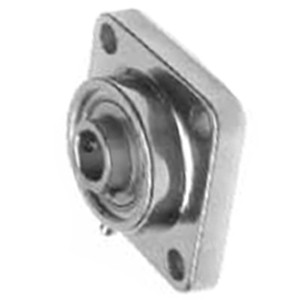 Hub City FB250STW X 1-7/16 FLG BLK BALL BEARING ; 1-7/16" BORE 4 BOLT 304SS HOUSING