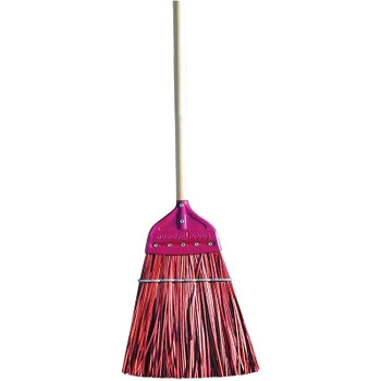 Magnolia Brush Metal Cap Brooms, Brown Polypropylene (12 EA / CTN)