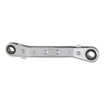 Proto 1/4 in X 5/16 in 6 Point Offset Ratcheting Box Wrench (1 EA)