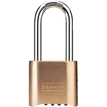 Master Lock No. 176 & 177 Resettable Combination Locks, 5/16 in Diam., 2 1/8 in L X 1 in W (6 EA / BX)