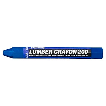 Markal #200 Lumber Crayons, 1/2 in, Blue (12 EA / DZ)