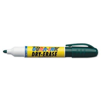 Markal Dura-Ink Dry Erase Markers, Green, 1/8 in, Felt (1 EA / EA)