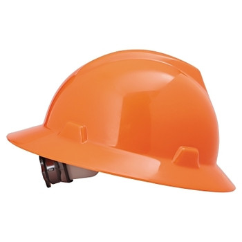 MSA V-Gard Protective Caps, 1-Touch, Cap, Hi-Viz Orange (1 EA / EA)