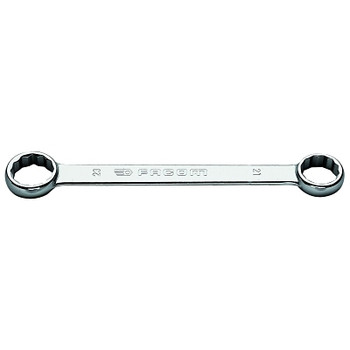 Facom 12-Point Box Wrenches, 22 mm x 24 mm, 8 35/64" L (1 EA / EA)