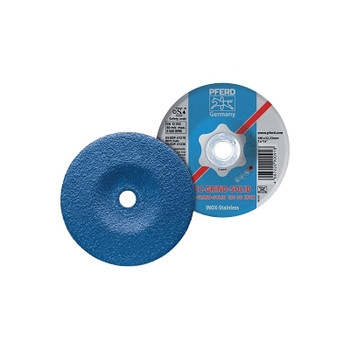 Pferd CC Grind Solid Stainless-Steel (INOX) Grinding Wheels, 7 in Dia, 7/8 in Arbor (10 EA / BX)