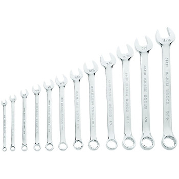 Klein Tools 12 Piece Combination Wrench Sets, 6; 12 Points, Inch (1 SET / SET)
