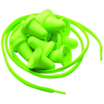 Moldex Jazz Band Replacement Pod and Neck Cord, 1 Neck Cord with 5 Pairs of Pods, Green (1 PK / PK)