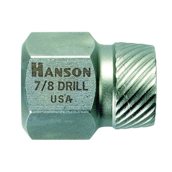 Irwin Hanson Hex Head Multi-Spline Screw Extractor - 522/532 Series, 7/32 in, Carded (3 EA / BOX)