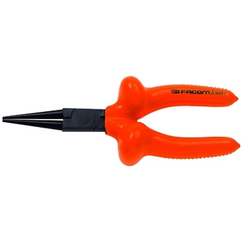 Facom Insulated Round Needle Nose Pliers, 6 1/2 in; 6 7/8 in (1 EA / EA)