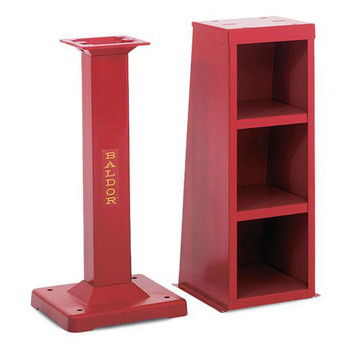 Baldor-Reliance GA14R PEDESTAL FABRICATED STEEL W/SHELVES-RED