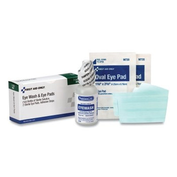 First Aid Only Eye Flush Kits, 1 oz (10 EA / BOX)