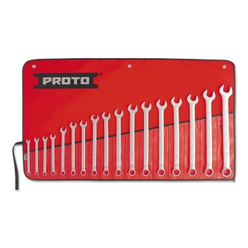 Proto 18 Piece Torqueplus Metric Combination Wrench Sets, 12 Points, Metric, Polish (1 SET / SET)