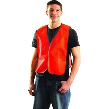OccuNomix Non-ANSI Economy Mesh Vests, X-Large, Hi-Viz Orange (1 EA / EA)