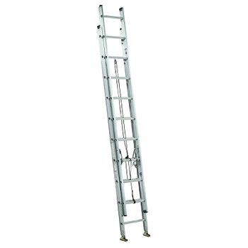 Louisville Ladder AE3000 Series Commander Aluminum Extension Ladders, 28 ft, Class I, 250 lb (1 EA / EA)