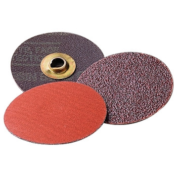 3M Abrasive Roloc Discs 777F, Ceramic/Regular Alumina Mix, 1 1/2 in Dia., 50 Grit (1 EA / EA)